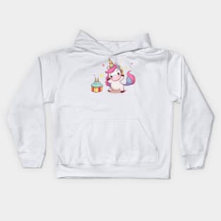 Unicorn Party Kids Hoodie